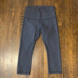 Lululemon Jacquard Wunder Under Crops